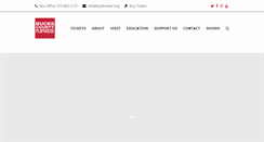 Desktop Screenshot of bcptheater.org